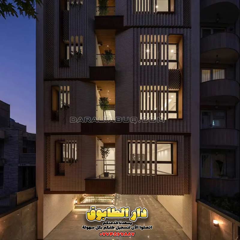 تصميم معماري فاخر، زخارف طابوق تراثية، واجهات طابوق فنية، افكار تصميم منزل بالطابوق، مشروع بيت تراثي