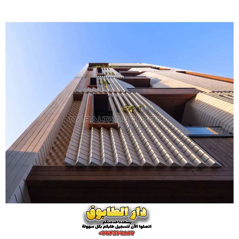 تصميم معماري فاخر، زخارف طابوق تراثية، واجهات طابوق فنية، افكار تصميم منزل بالطابوق، مشروع بيت تراثي