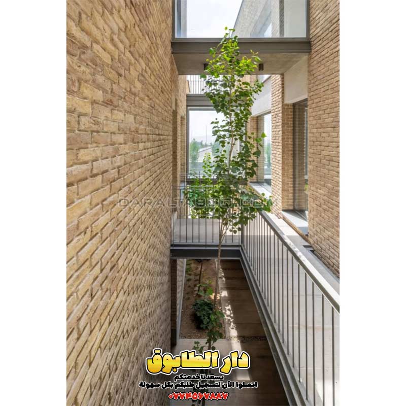 واجهات طابوق حديثة، تصميم فيلا بالطابوق، أفكار معمارية فاخرة