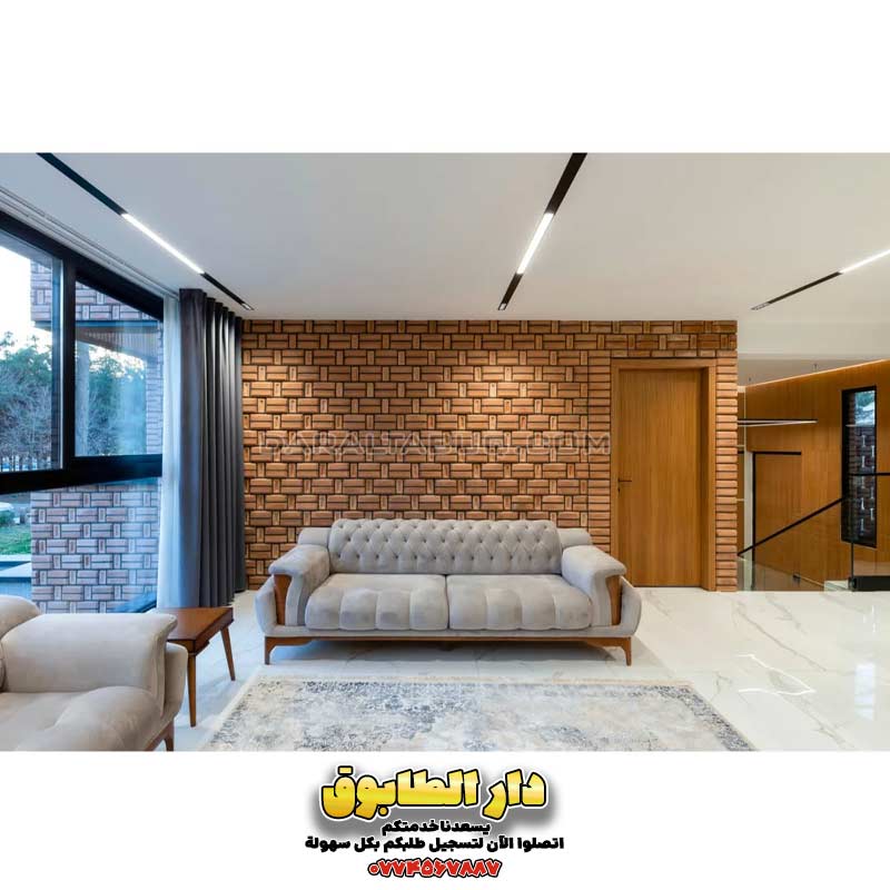 واجهات طابوق حديثة، تصميم تراس بالطابوق، أفكار معمارية فاخرة